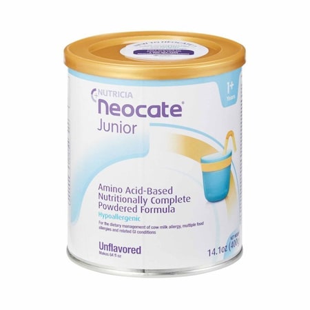 Neocate Junior Pediatric Oral Supplement Unflavored 14.1 oz. Can Powder Amino Acid Food Allergies, 4PK 127048